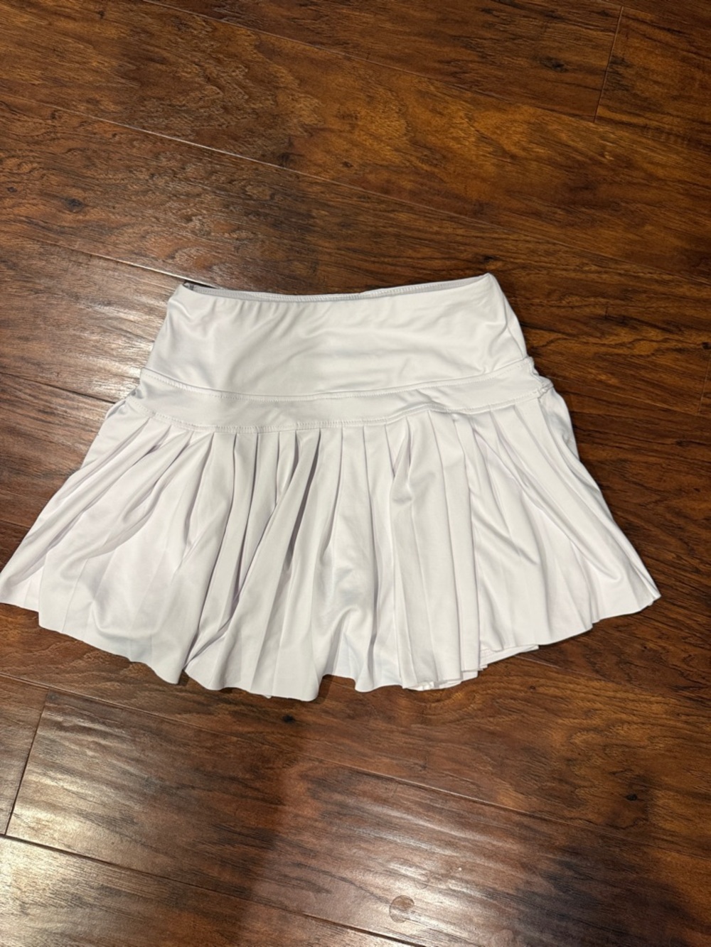 Kyodan White Pleated Skater Skirt